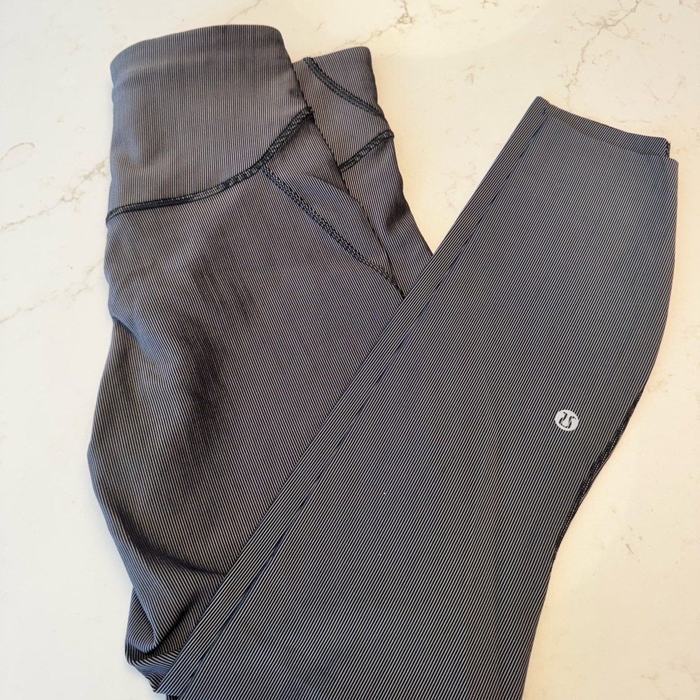 Lululemon | Base Pace HR Tight 25" *Two-Tone Ribbed